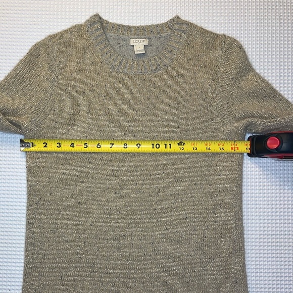 J Crew Champagne Crew Neck Sweater - Picture 5 of 6